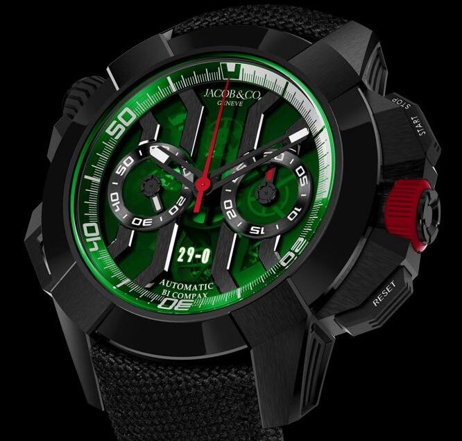 Replica Jacob & Co. EPIC X CHRONO BLACK KHABIB EC323.21.AA.AA.A watch
